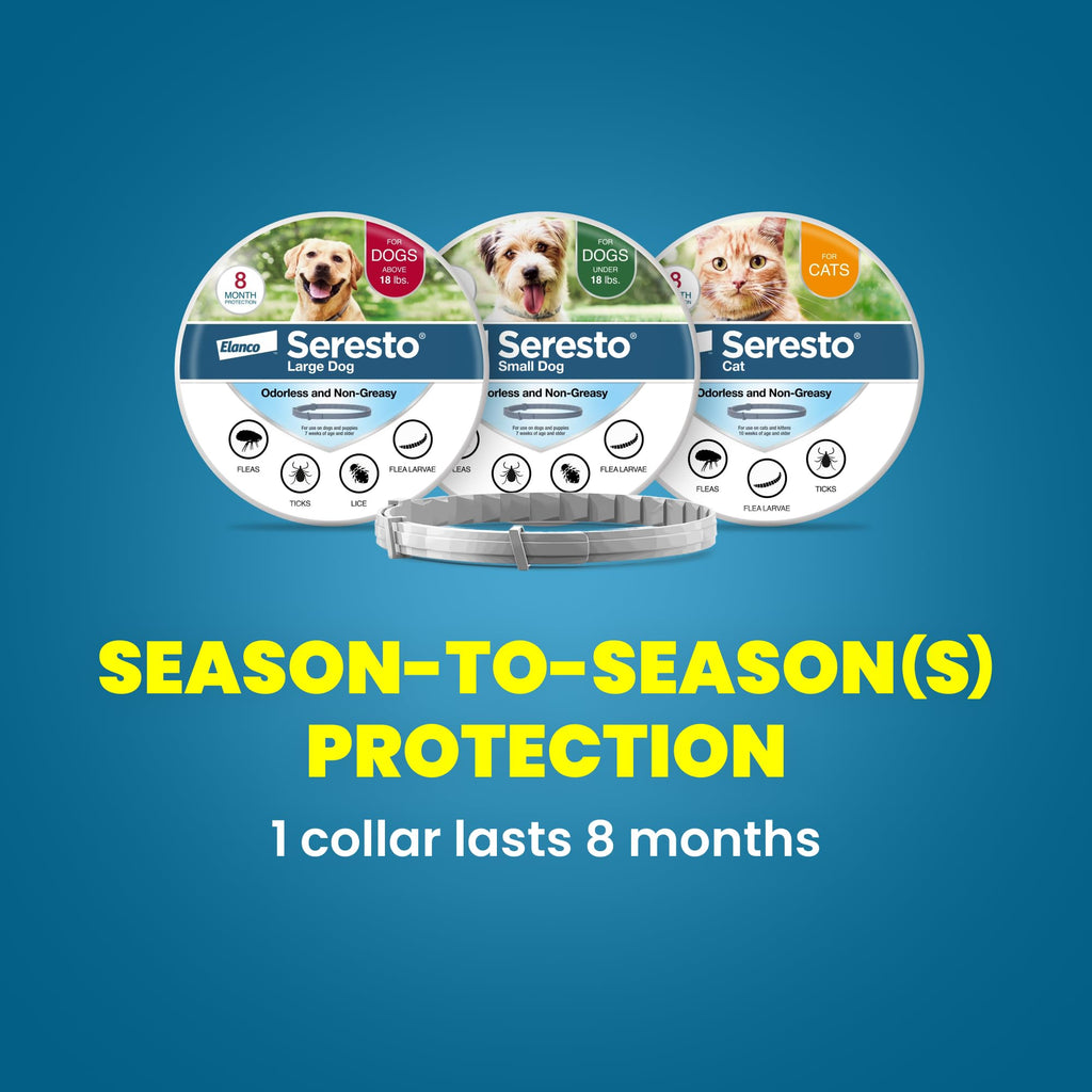 Flea & Tick Treatment & Prevention Collar for Dogs Under 18 lbs Y9090