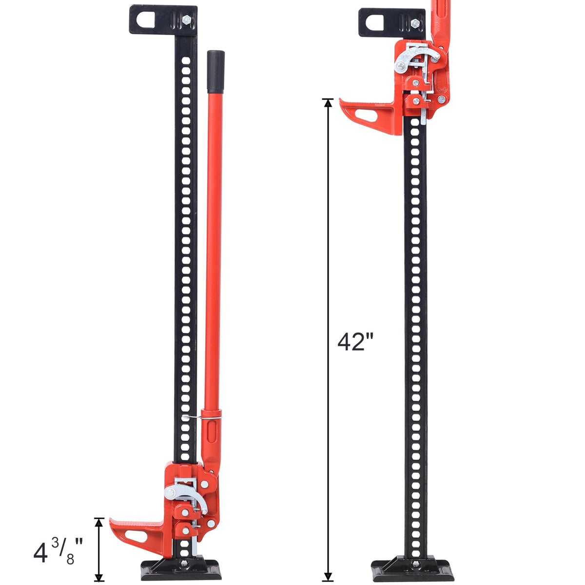 48" 7000 lbs Capacity Ratcheting Utility Farm Jack D742350