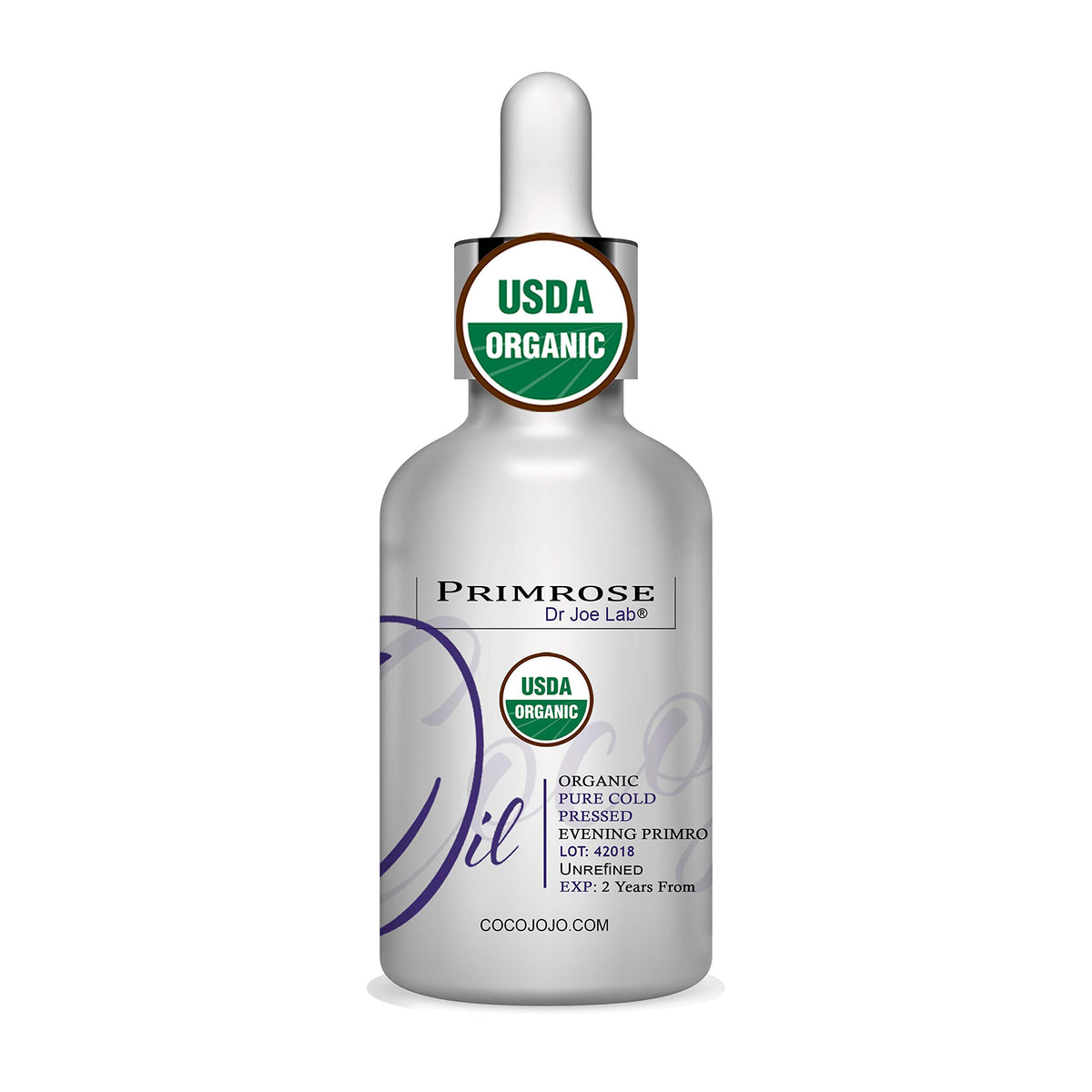 Organic Cold Pressed Evening Primrose Oil 1 oz T398