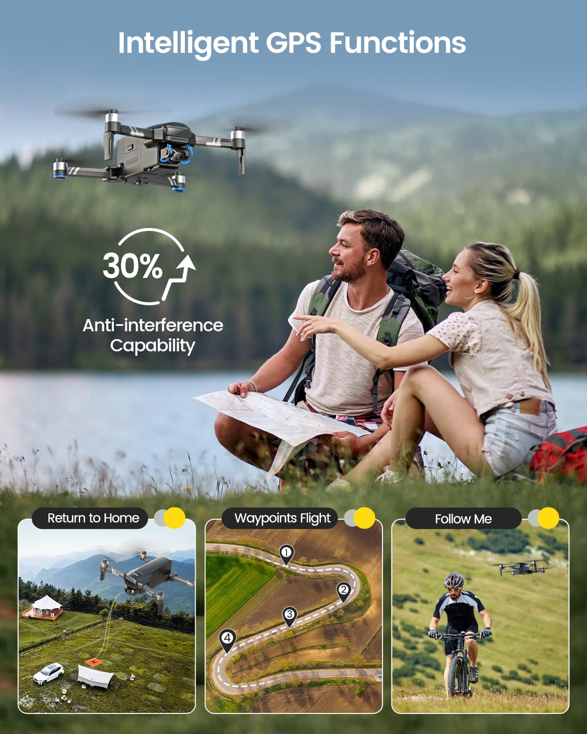 2-Axis Gimbal 4K Camera Drone F238