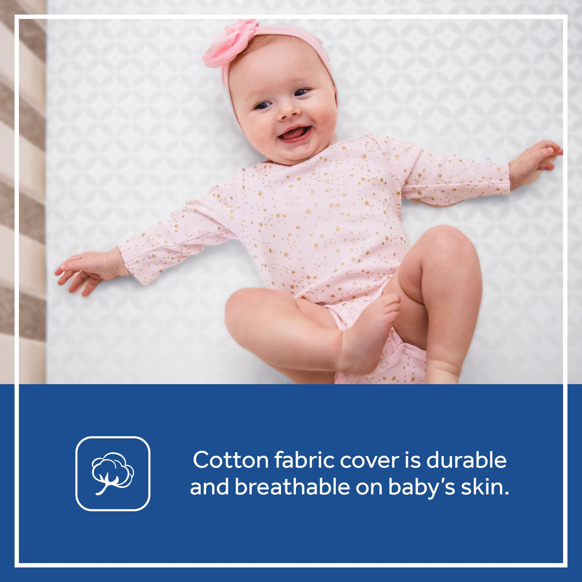 2 Stage Waterproof Crib Mattress A2263