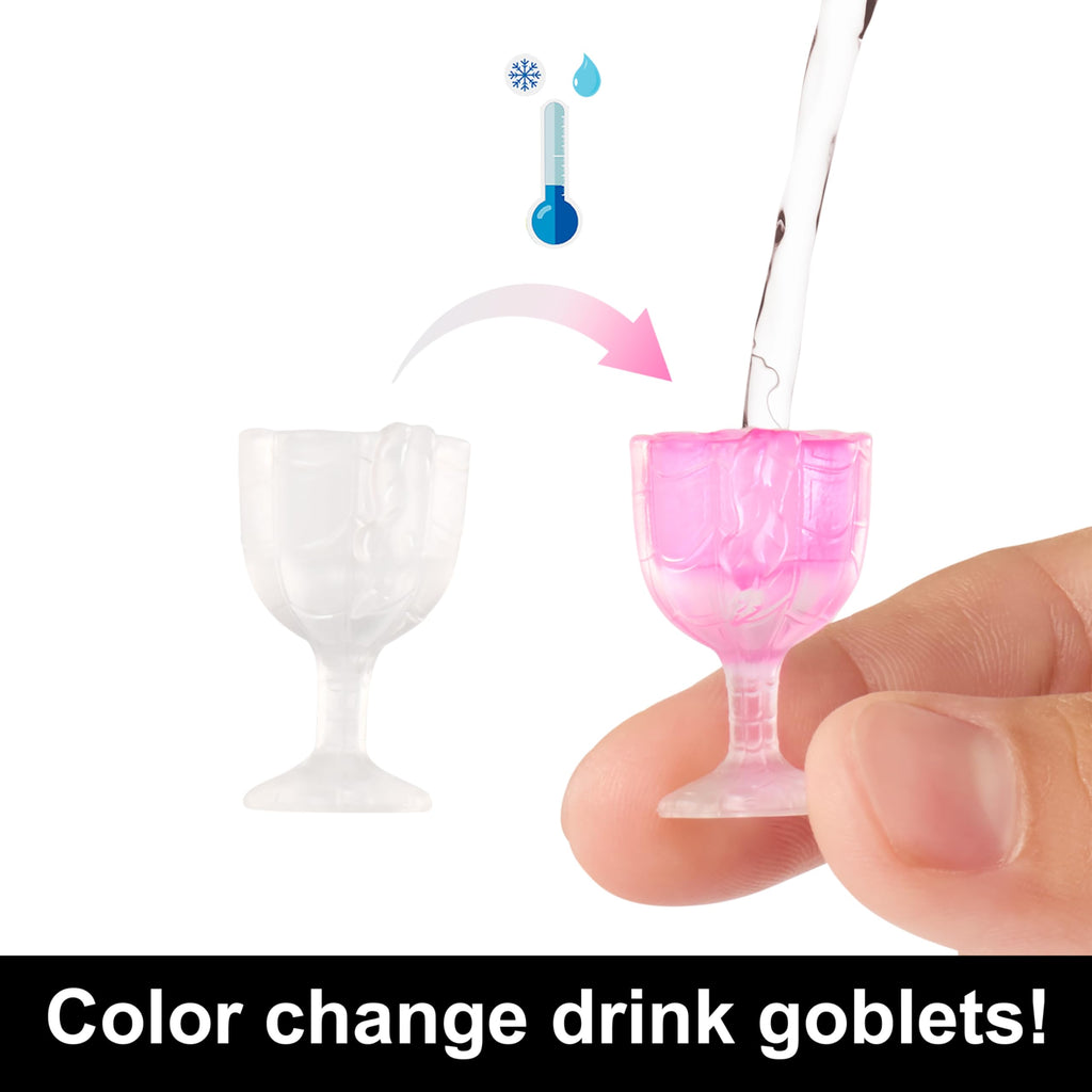 Doll & Playset with Food Accessories & Color-Change Drinks A8797