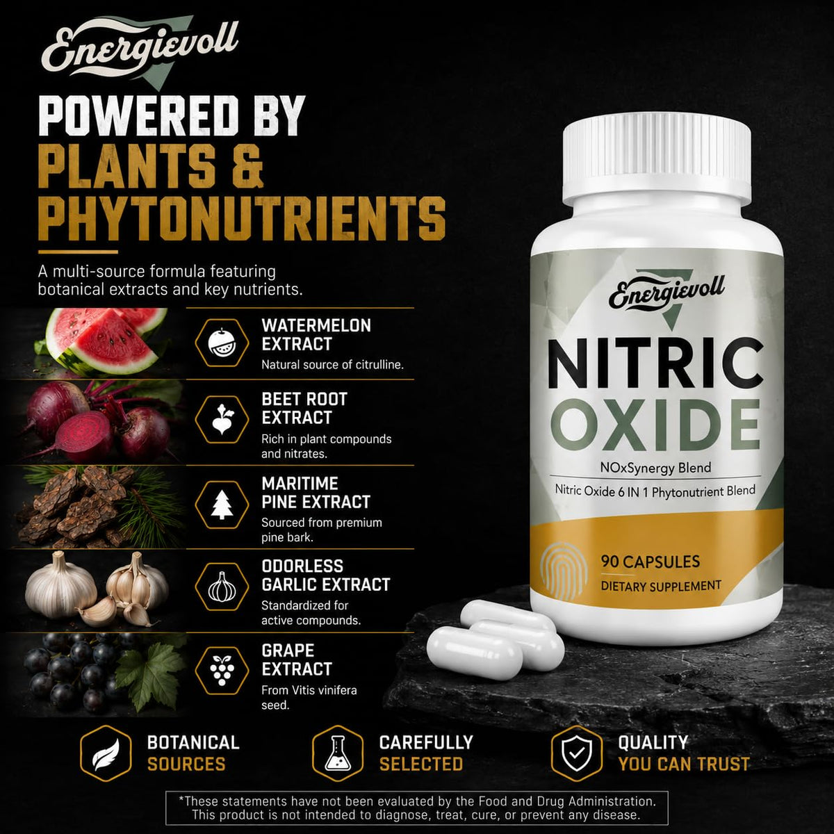 Beet Root Nitric Oxide Supplement 90 Count L6559