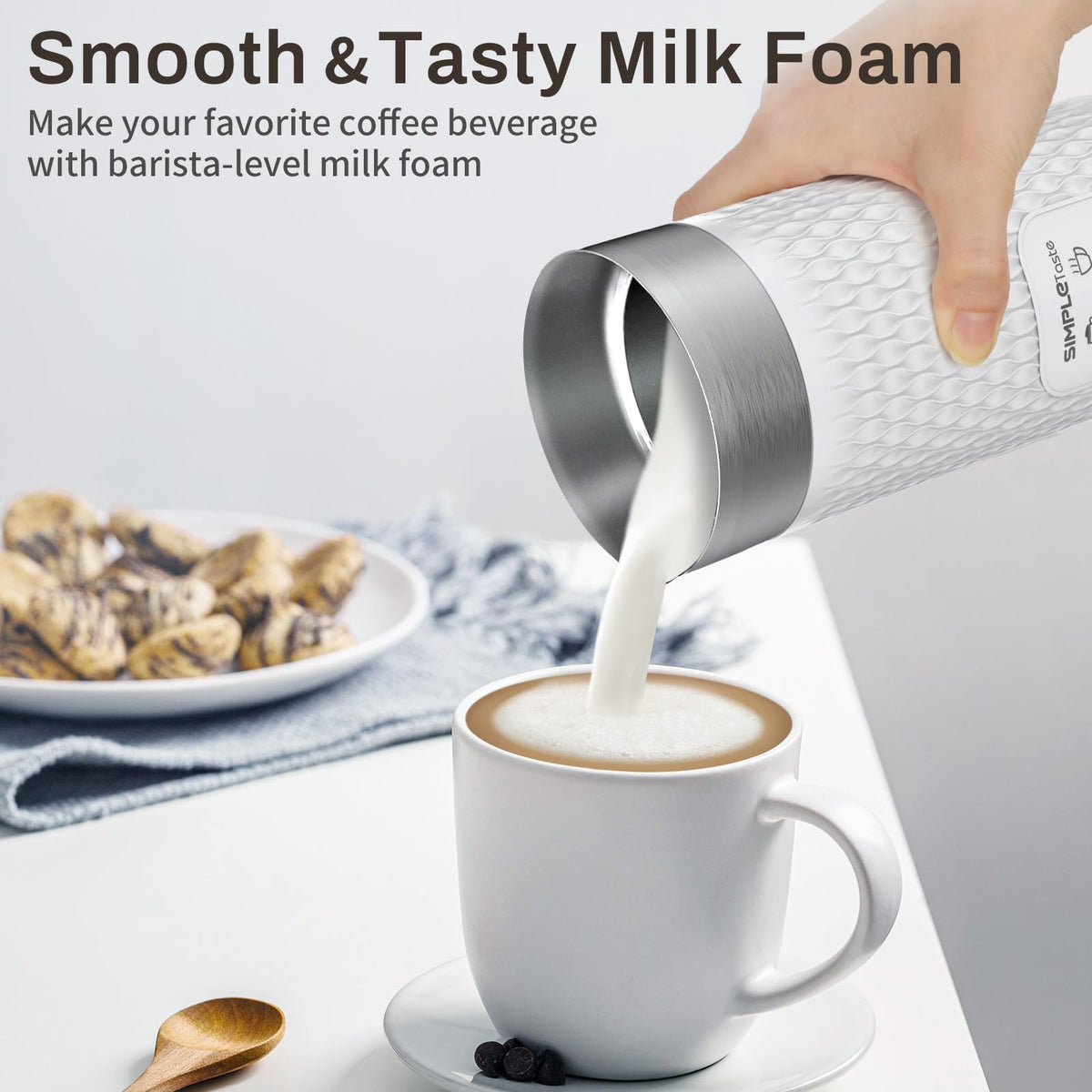 4-in-1 Electric Automatic Milk Steamer G49274