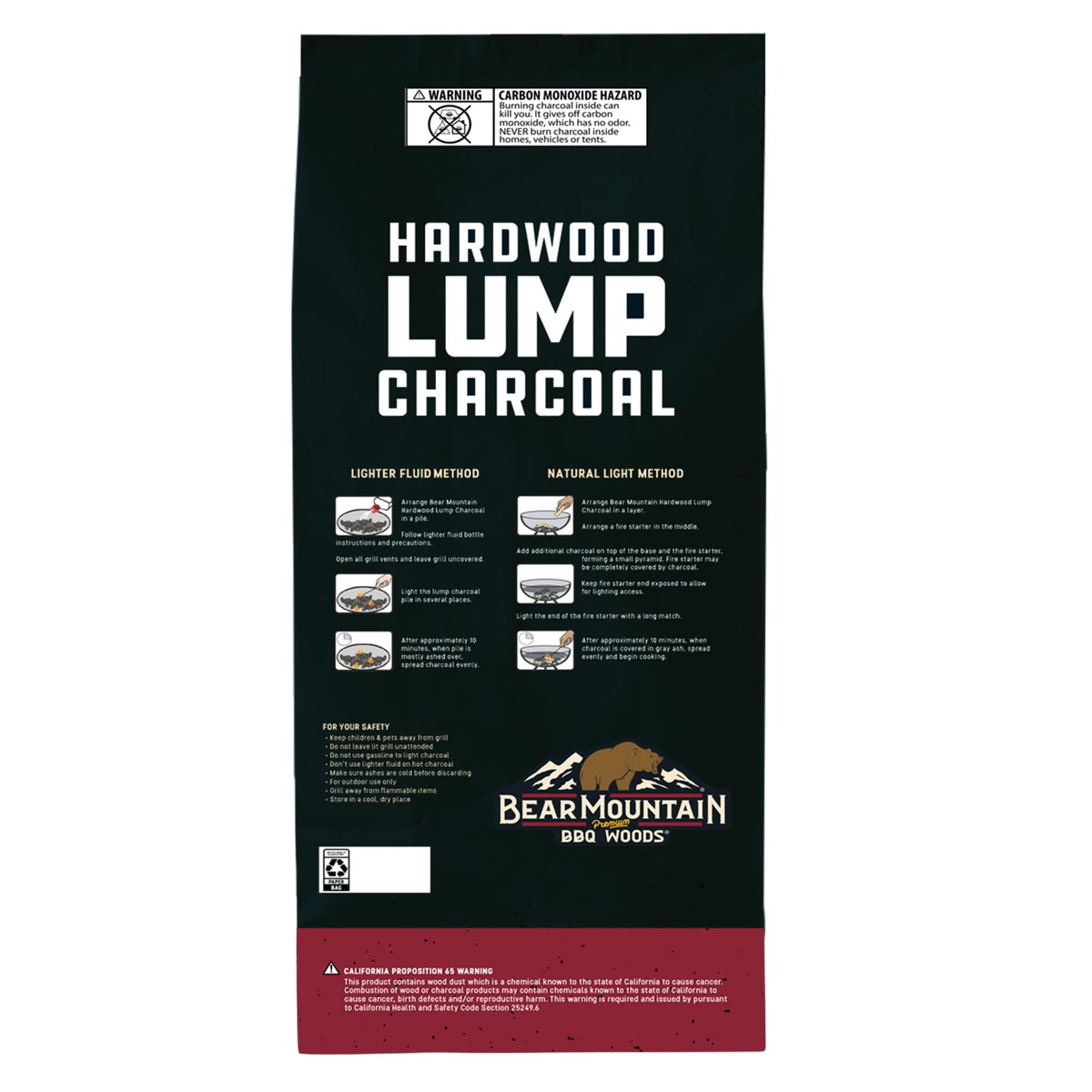 2 Pack Hardwood Lump Charcoal 8.8 Pounds A90508