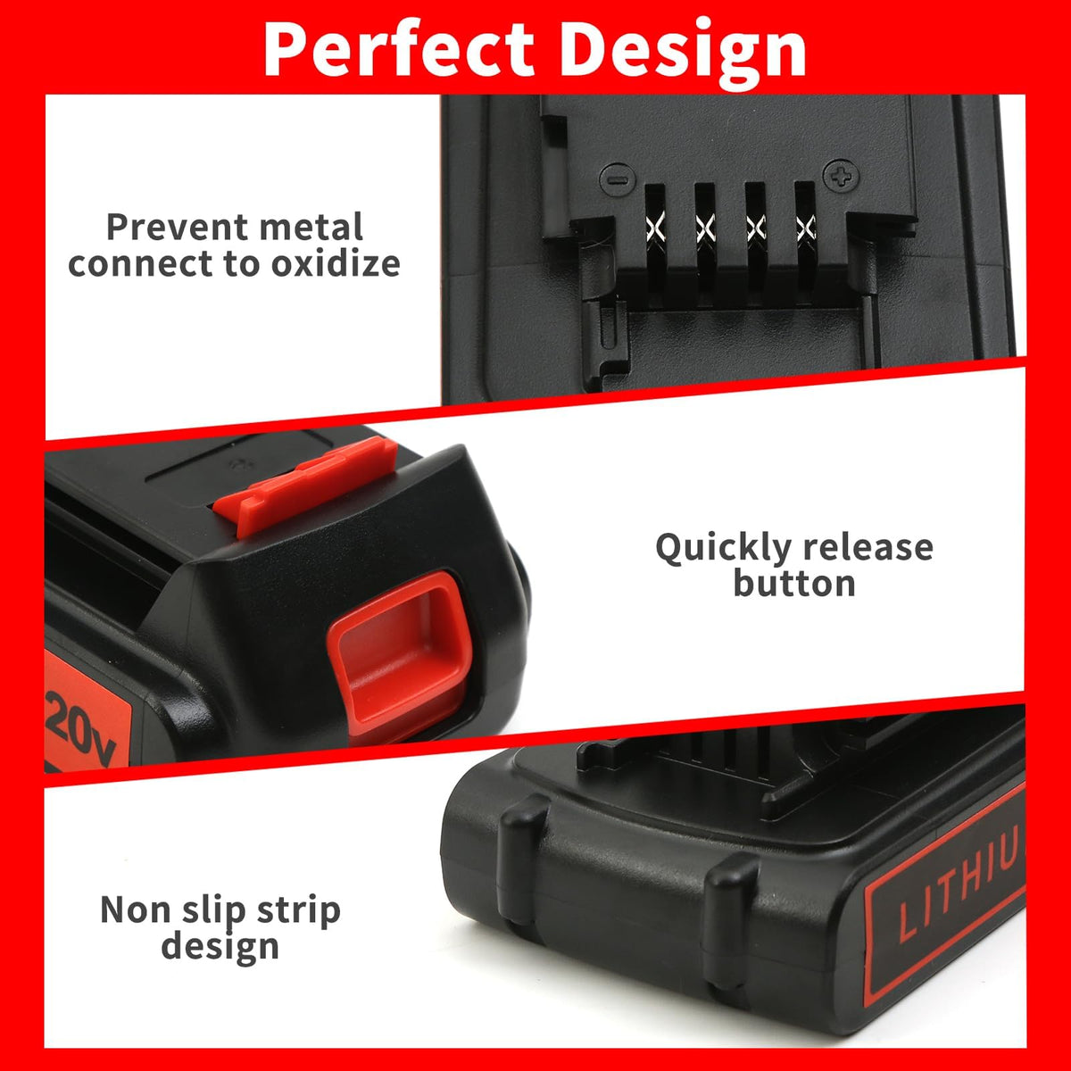 20V 4.0Ah Lithium Battery 2 Pack W4584