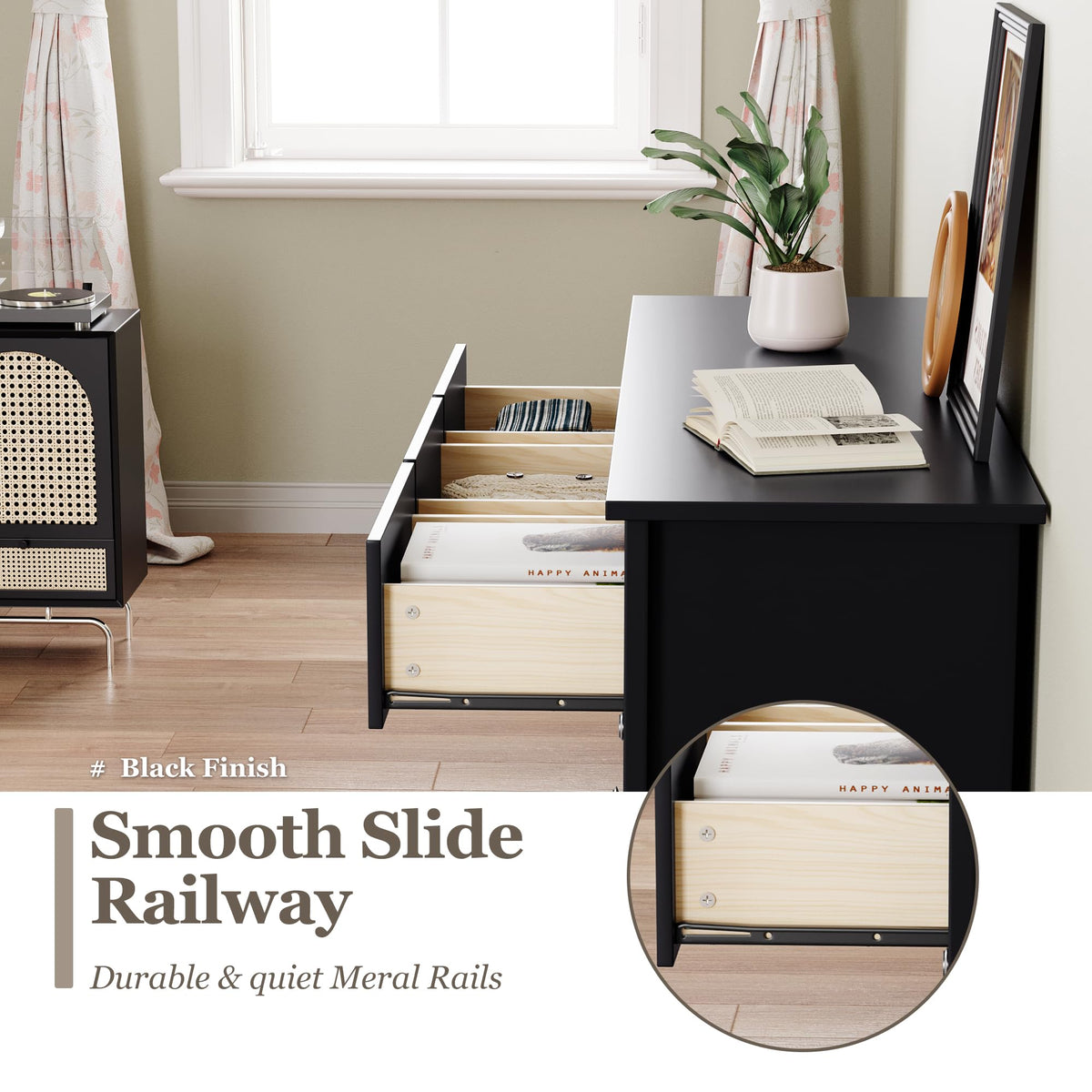 Black Dresser M344