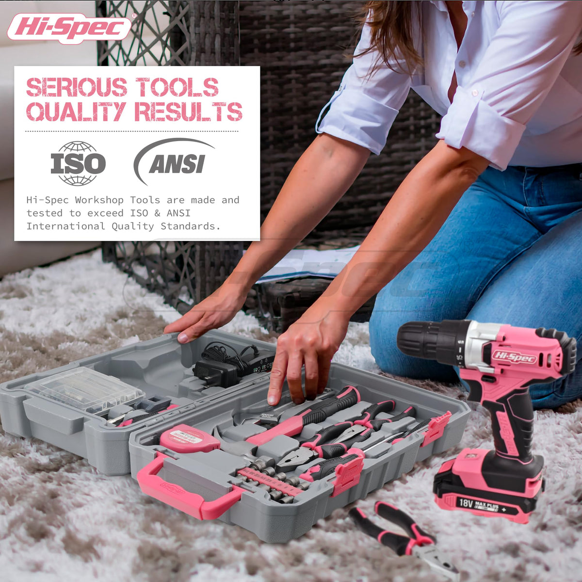 18V Cordless Drill Tool Set Z146212