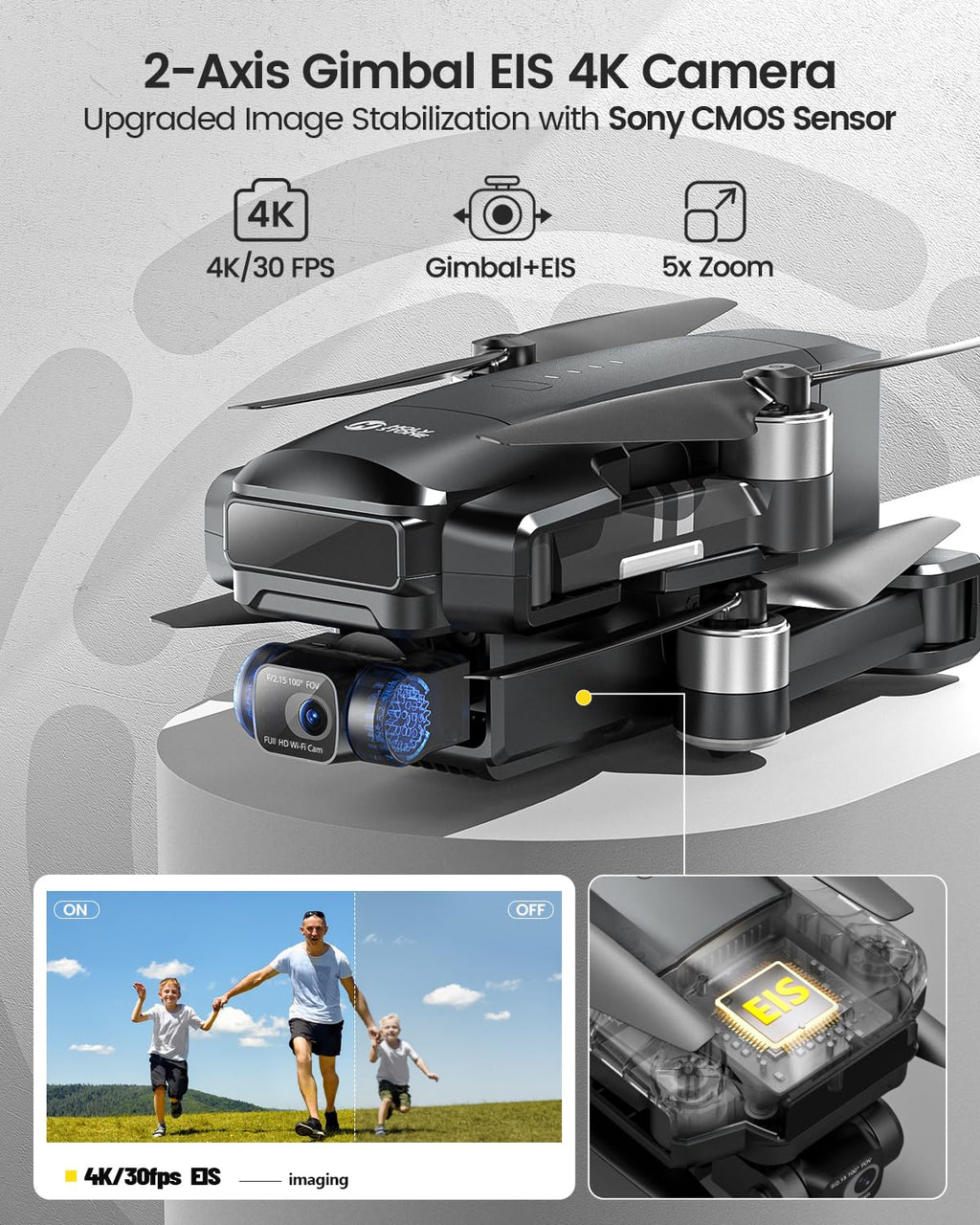 2-Axis Gimbal 4K Camera Drone F238