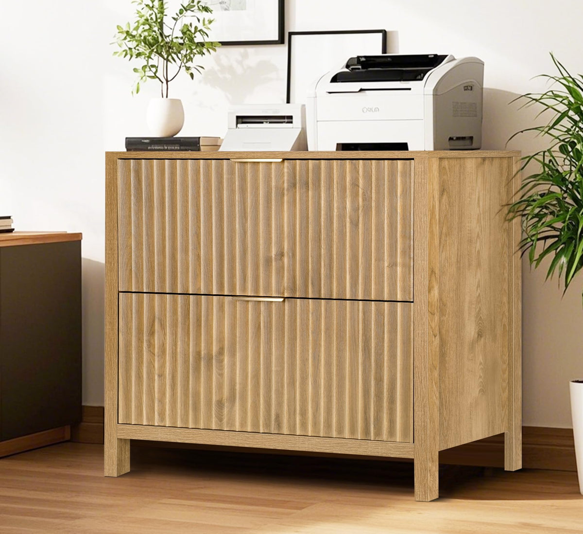 File Cabinet with 2 Drawers and Hanging Bar H9147