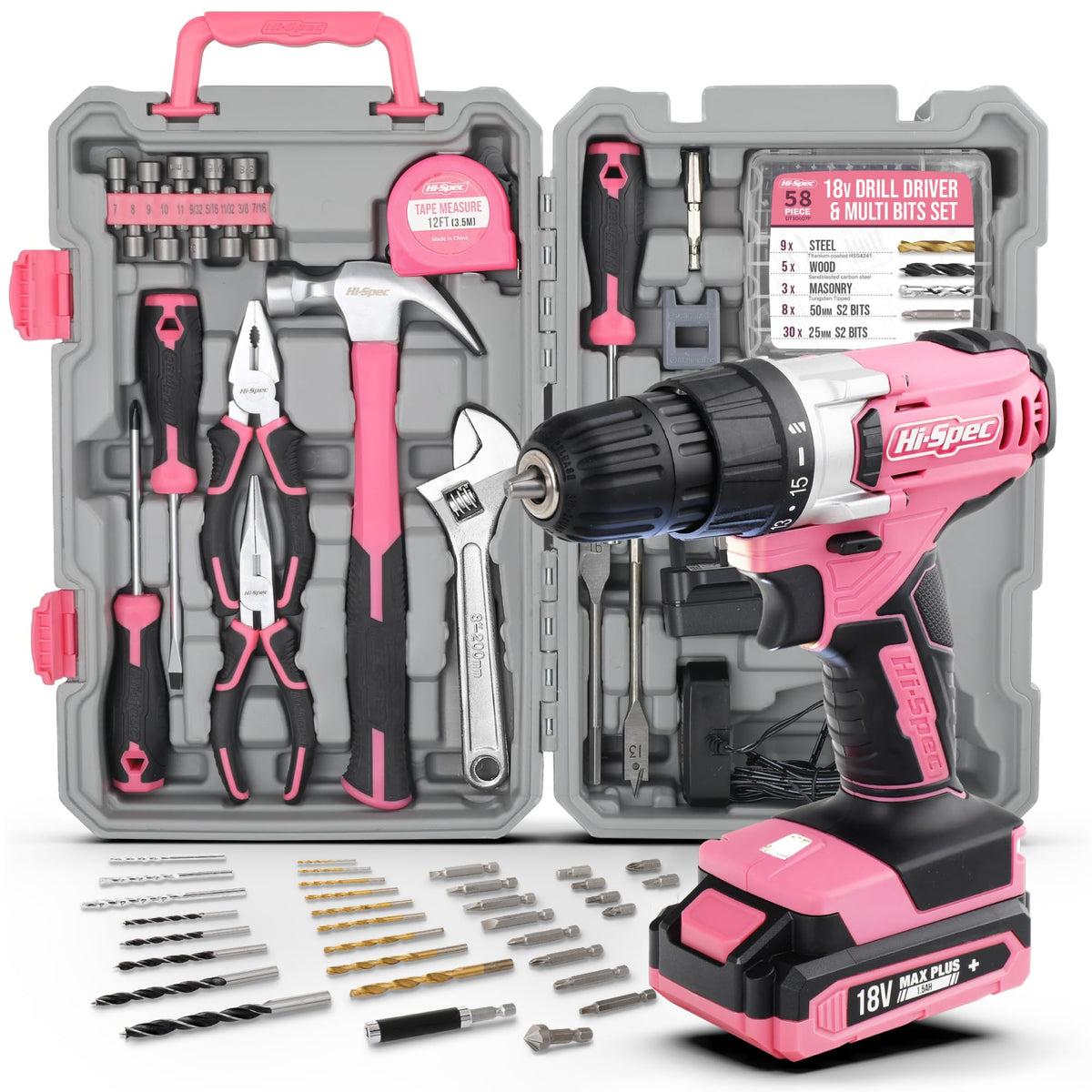 18V Cordless Drill Tool Set Z146212