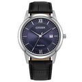 Men's Leather Strap Watch B607051