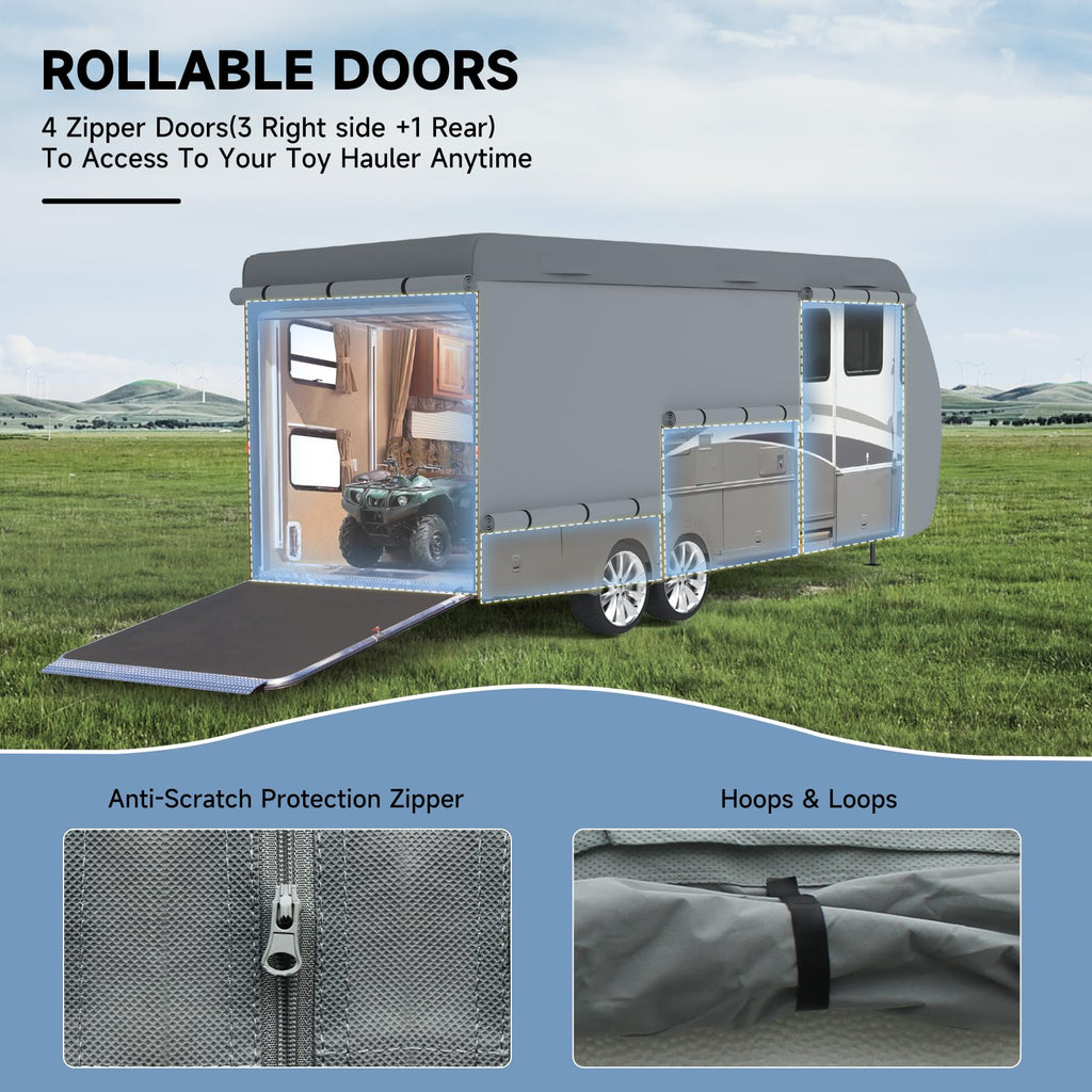 7 Layers Travel Trailer Cover Fits 30'-33' B75805