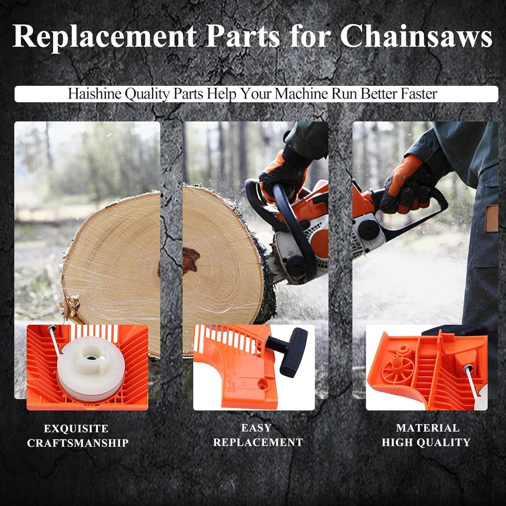 Recoil Assembly Kit with Pulley, Spring, Handle, and Rope D4123