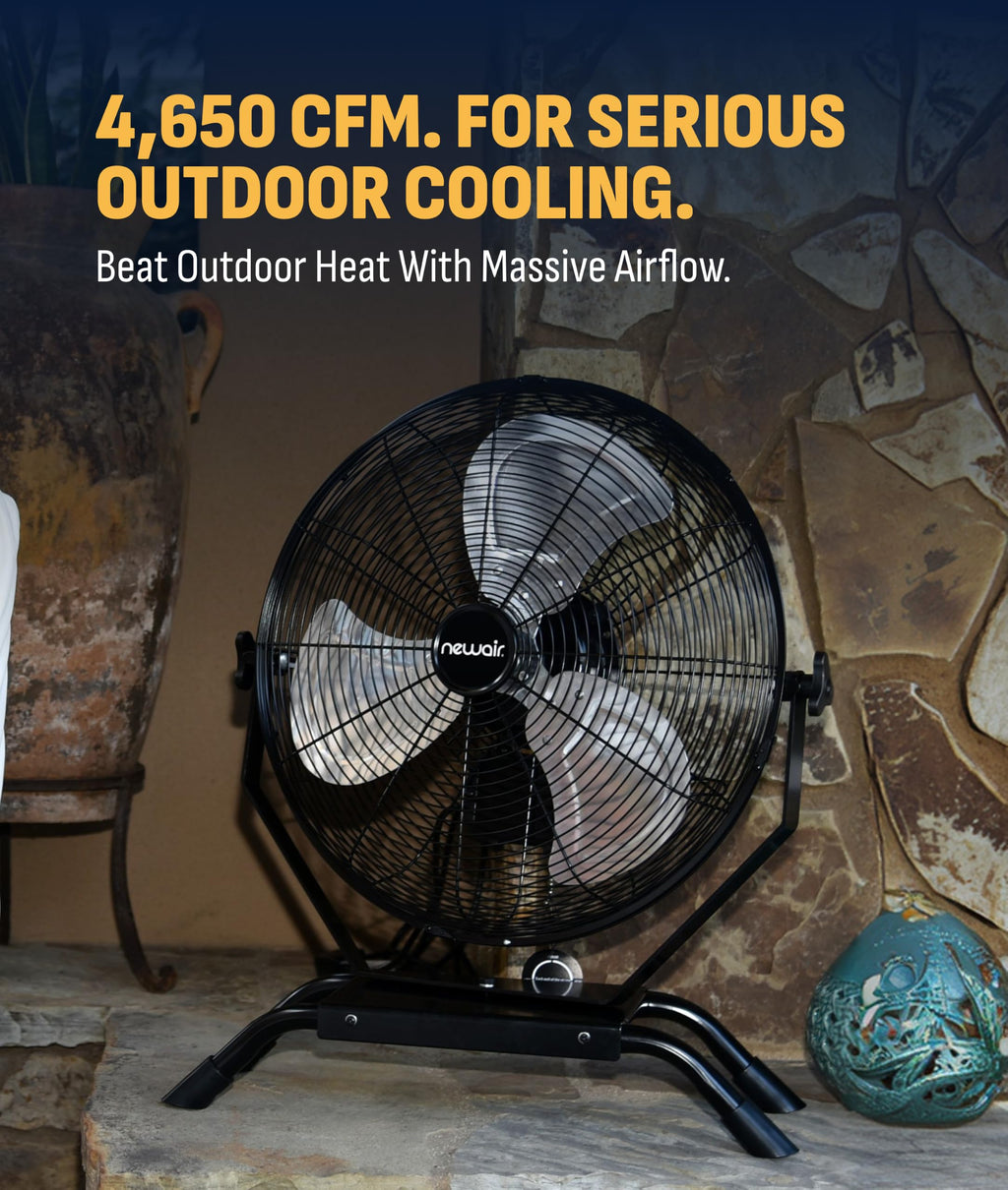 20" Outdoor Wall Mount Fan Q529