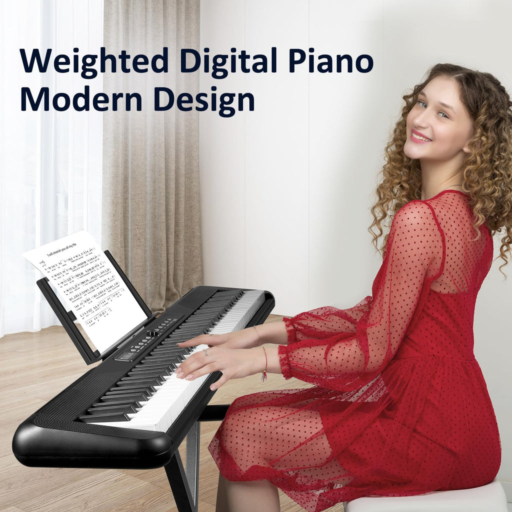 88 Key Semi Weighted Digital Piano with Sustain Pedal K905097