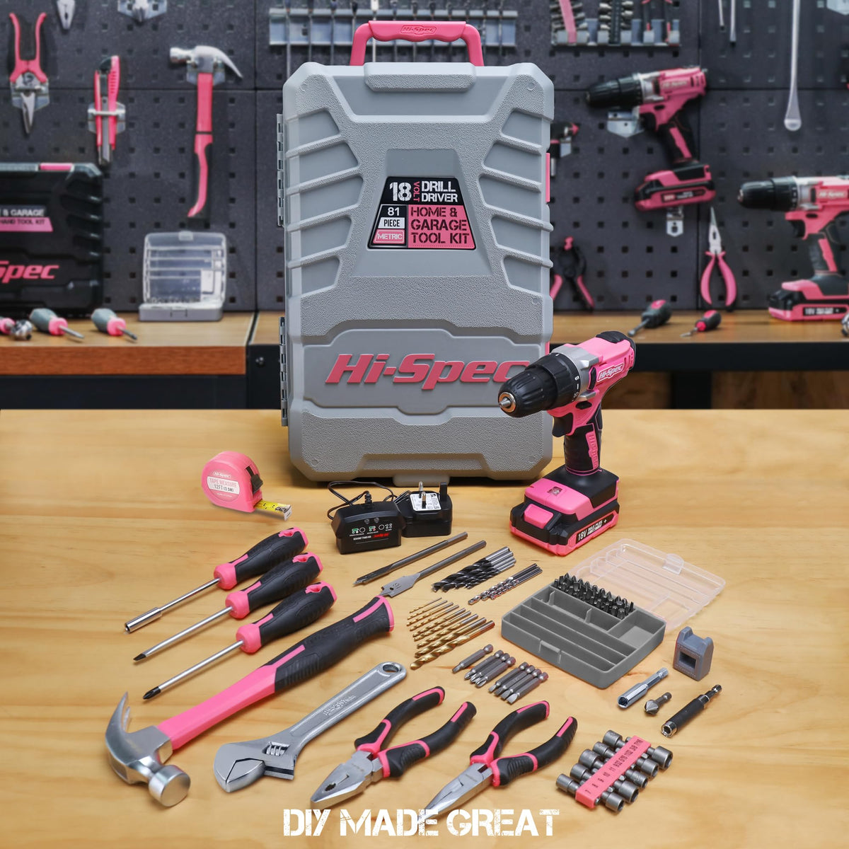 18V Cordless Drill Tool Set Z146212