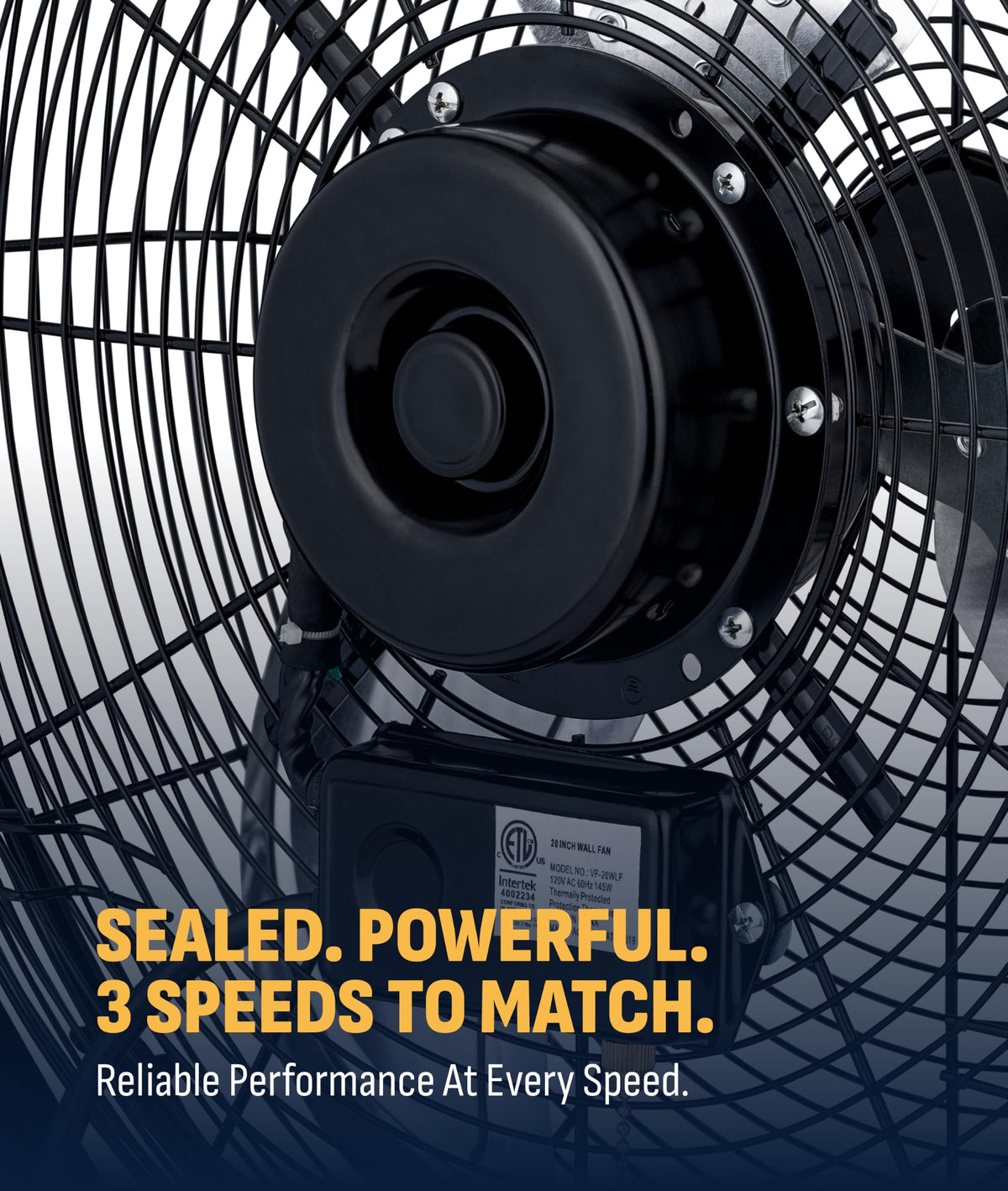 20" Outdoor Wall Mount Fan Q529