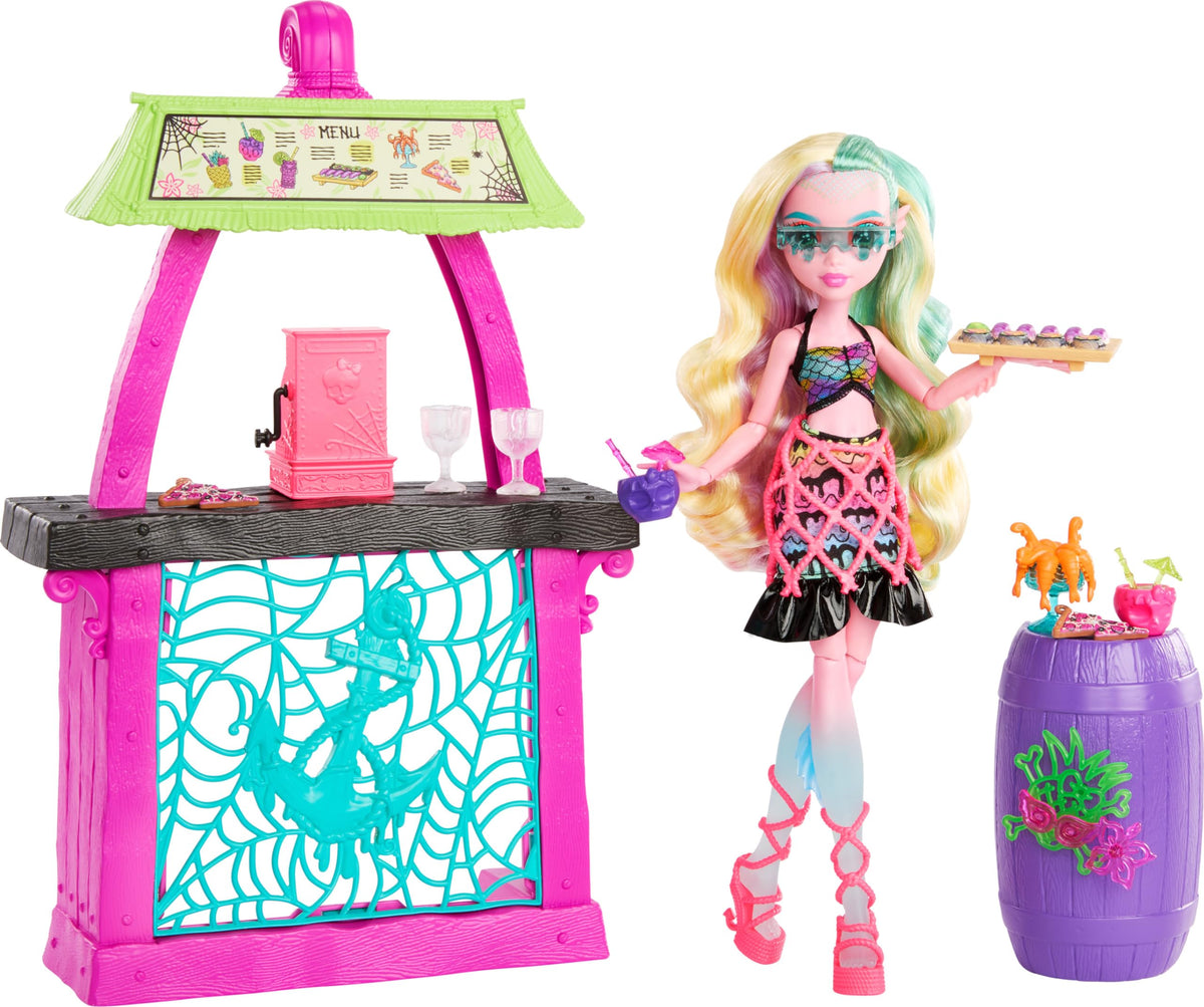 Doll & Playset with Food Accessories & Color-Change Drinks A8797