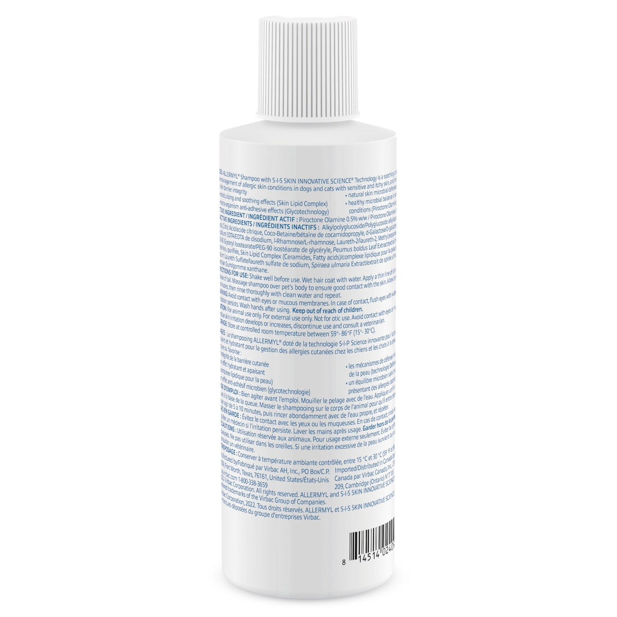 Medicated Hypoallergenic Soothing Moisturizing Pet Shampoo T6178