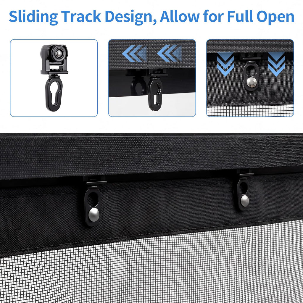 72x80 Inch Retractable Magnetic Screen Door W880