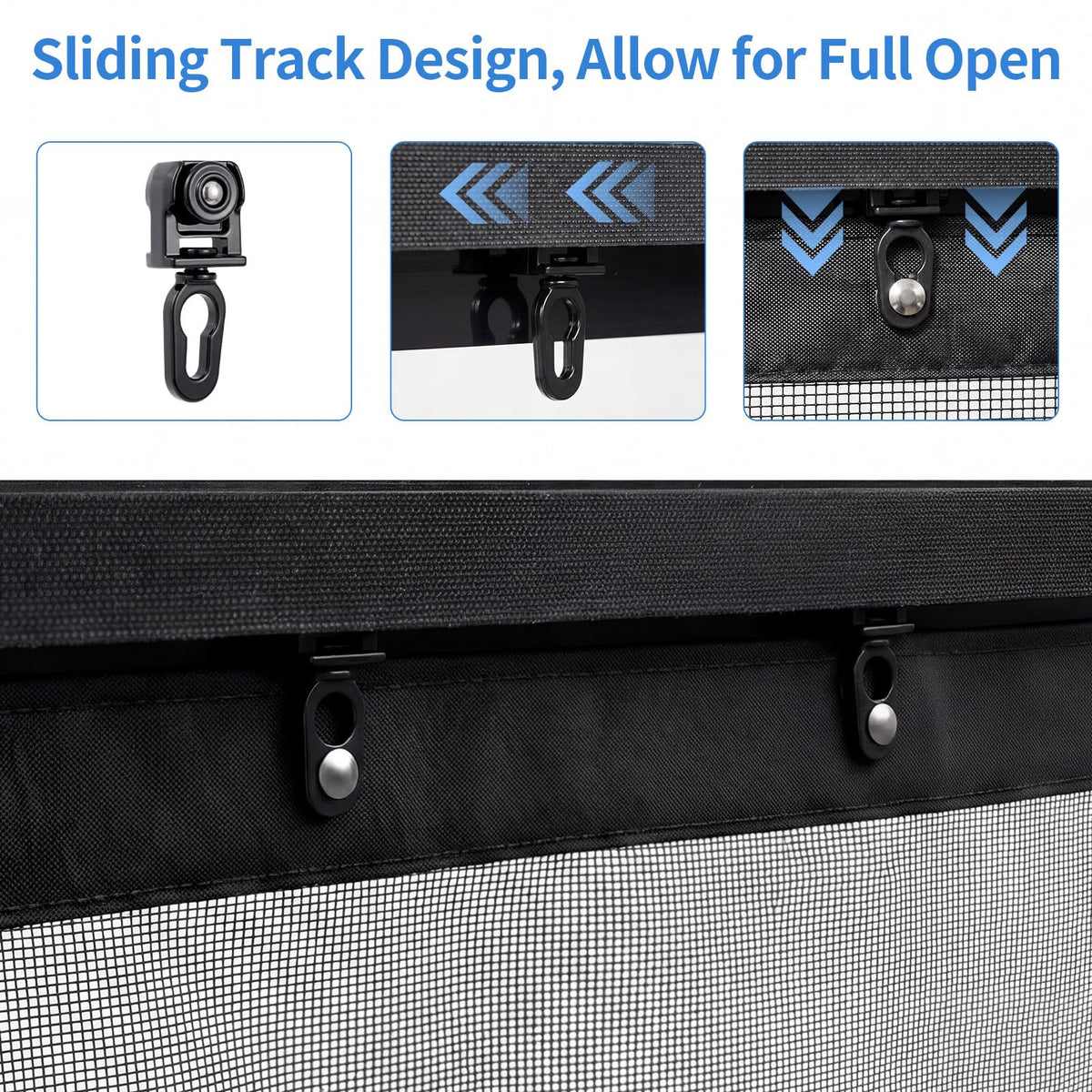 72x80 Inch Retractable Magnetic Screen Door W880
