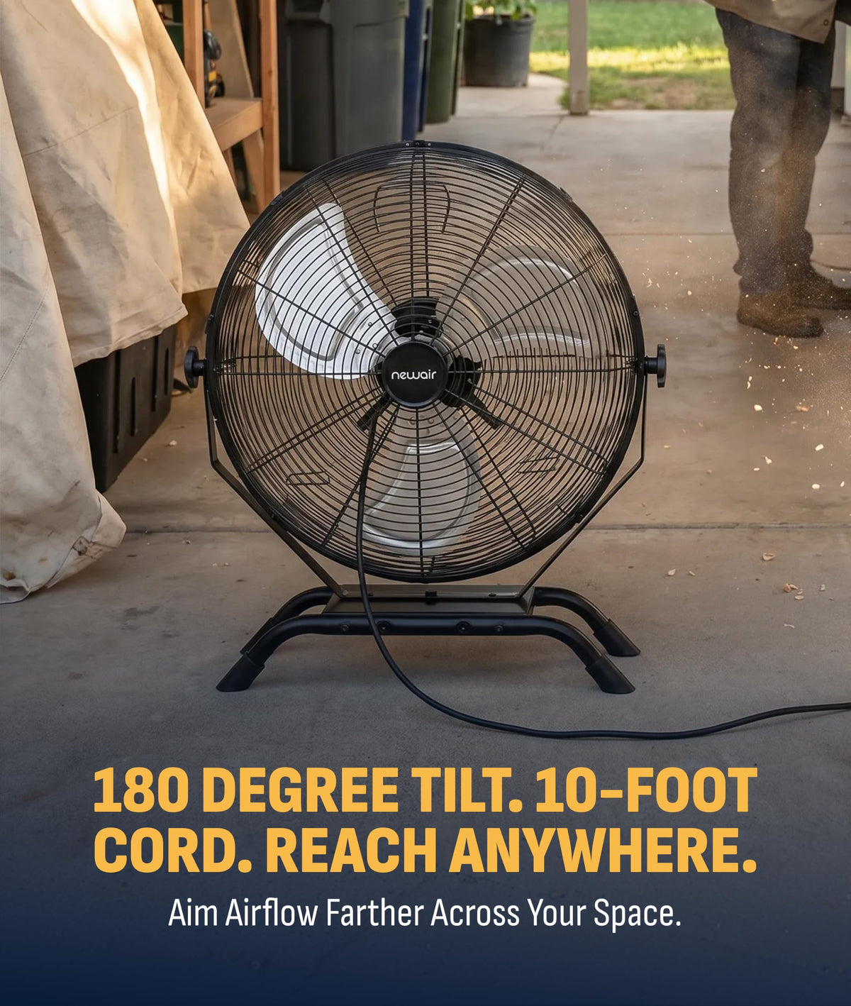 20" Outdoor Wall Mount Fan Q529