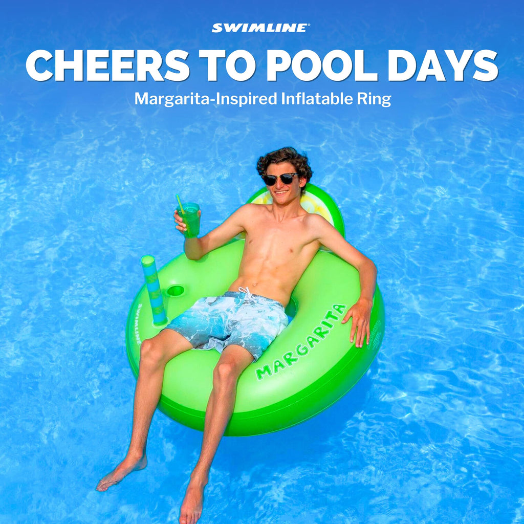 Inflatable Vinyl Pool Ring J185639
