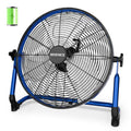 20" Portable Rechargeable Battery Operated Floor Fan F129