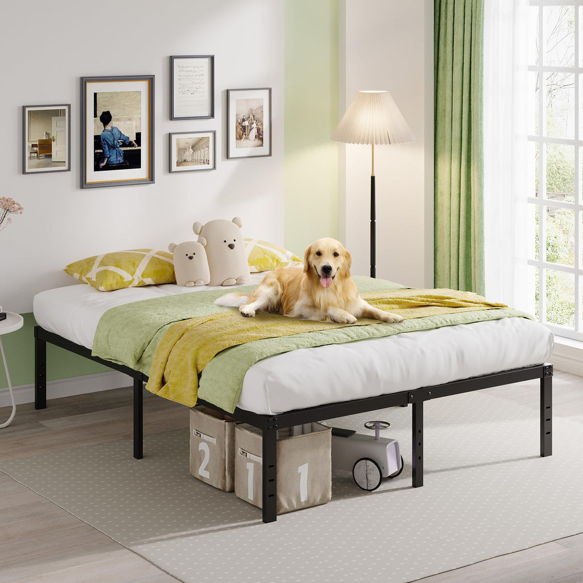 Queen Bed Frame with Storage N25835
