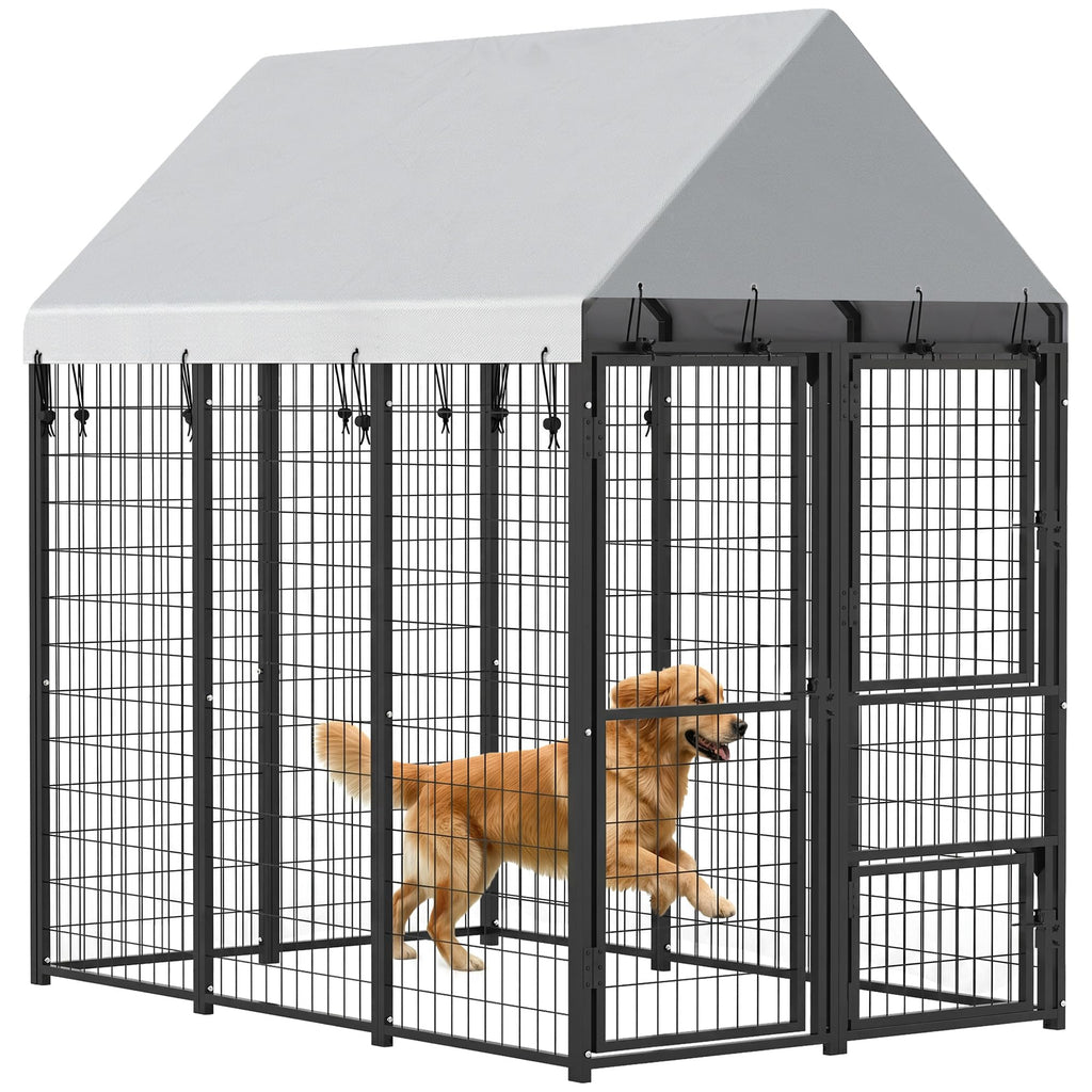 Large Dog Kennel Outdoor with Roof I2200