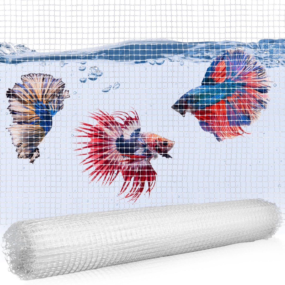 4 x 5 feet Clear Mesh Netting Aquarium Lid A649049