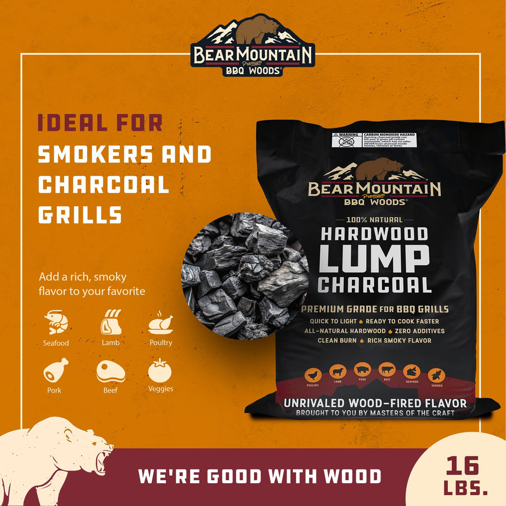 2 Pack Hardwood Lump Charcoal 8.8 Pounds A90508