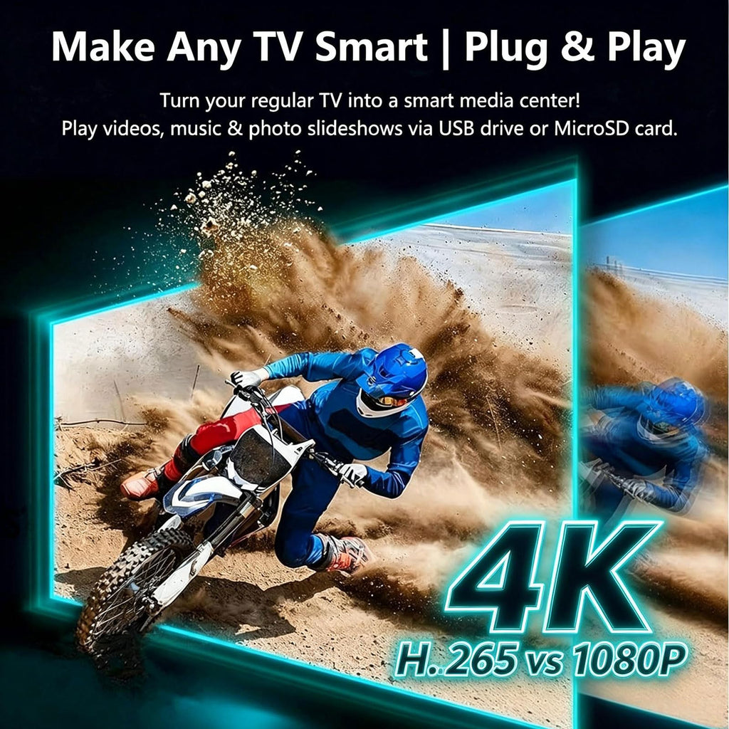4K Full-HD USB microSD Digital Media Player N74431