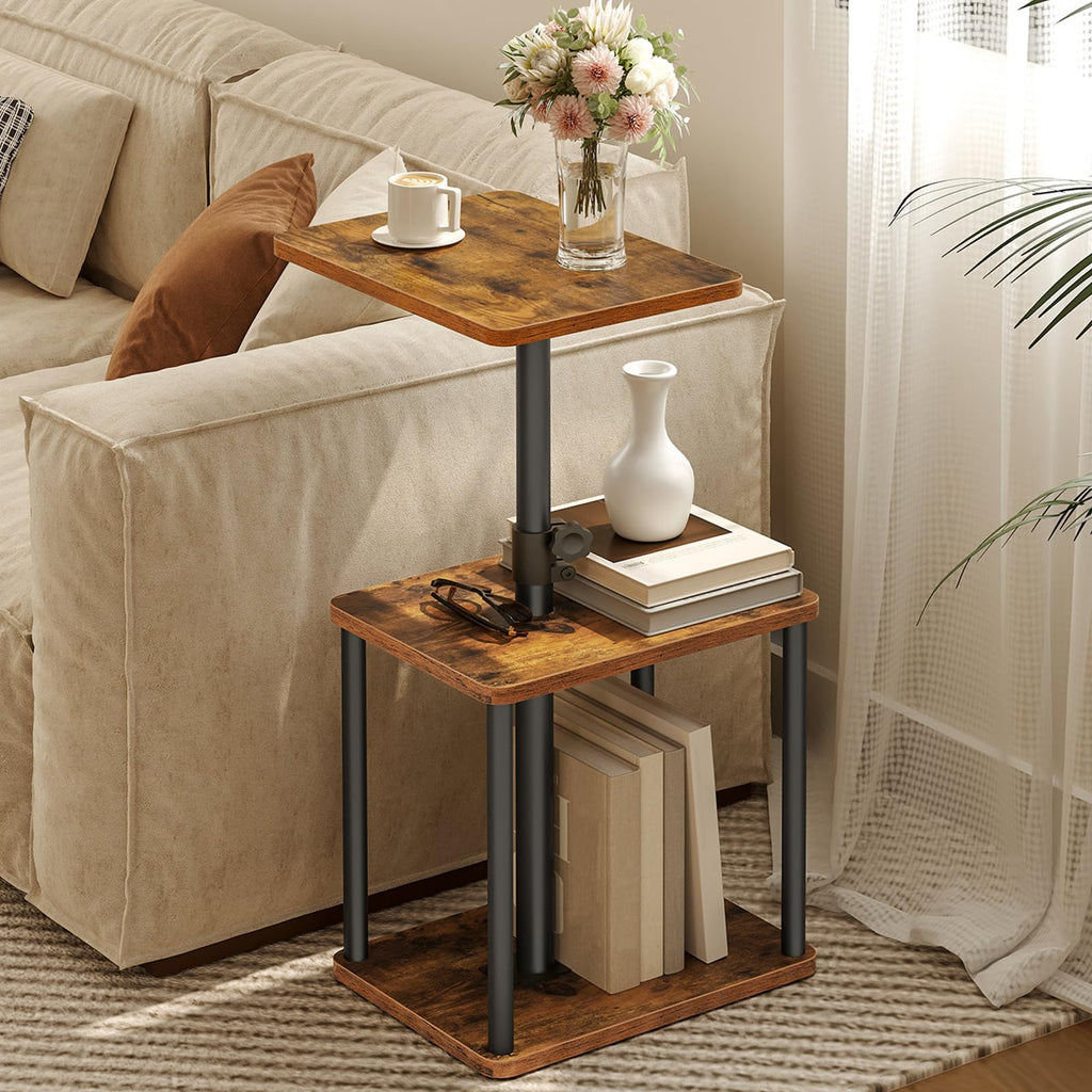360° Rotating Height Adjustable End Table S62247