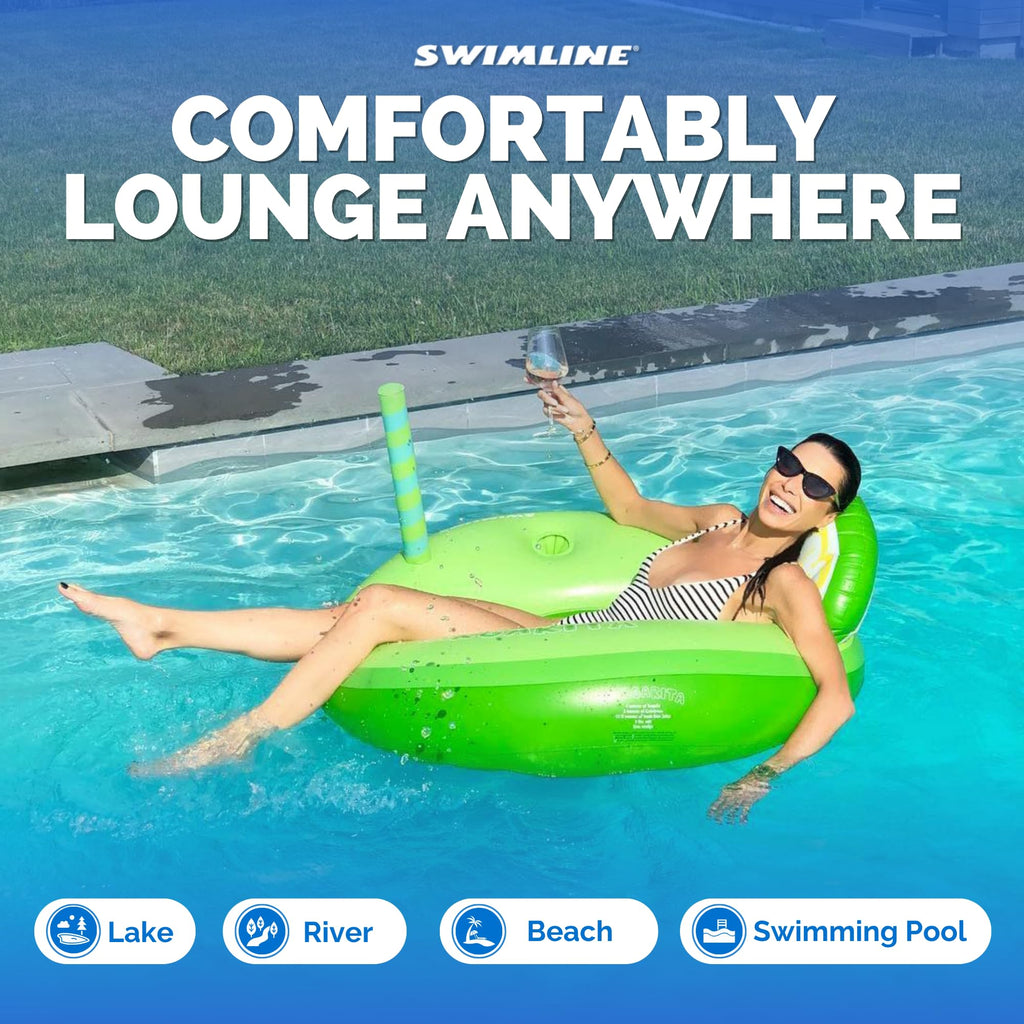 Inflatable Vinyl Pool Ring J185639