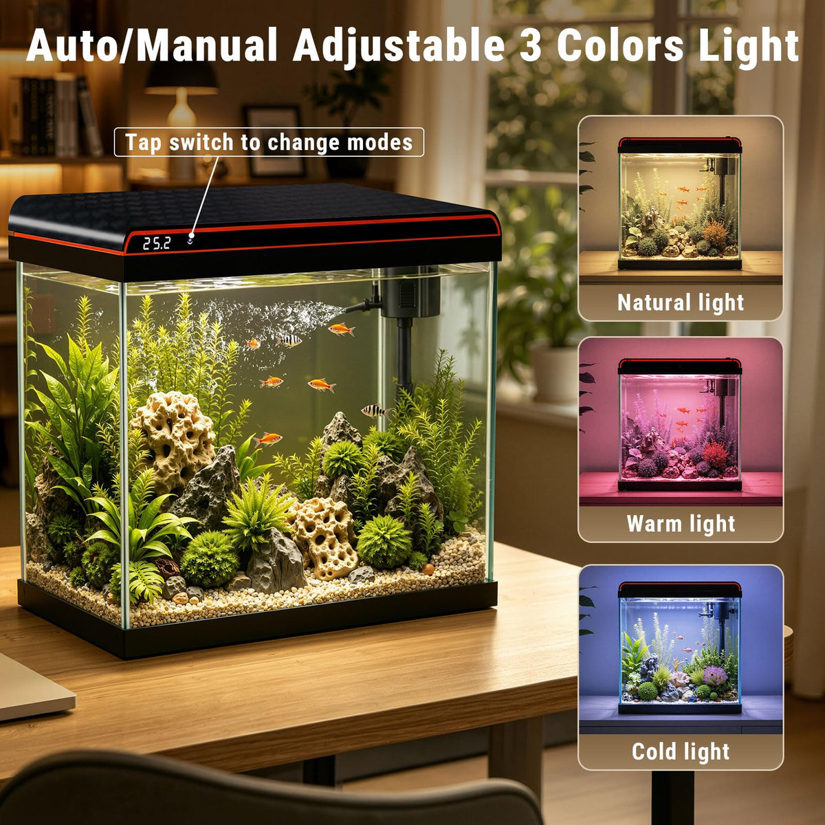 5 Gallon Glass Fish Tank W27788