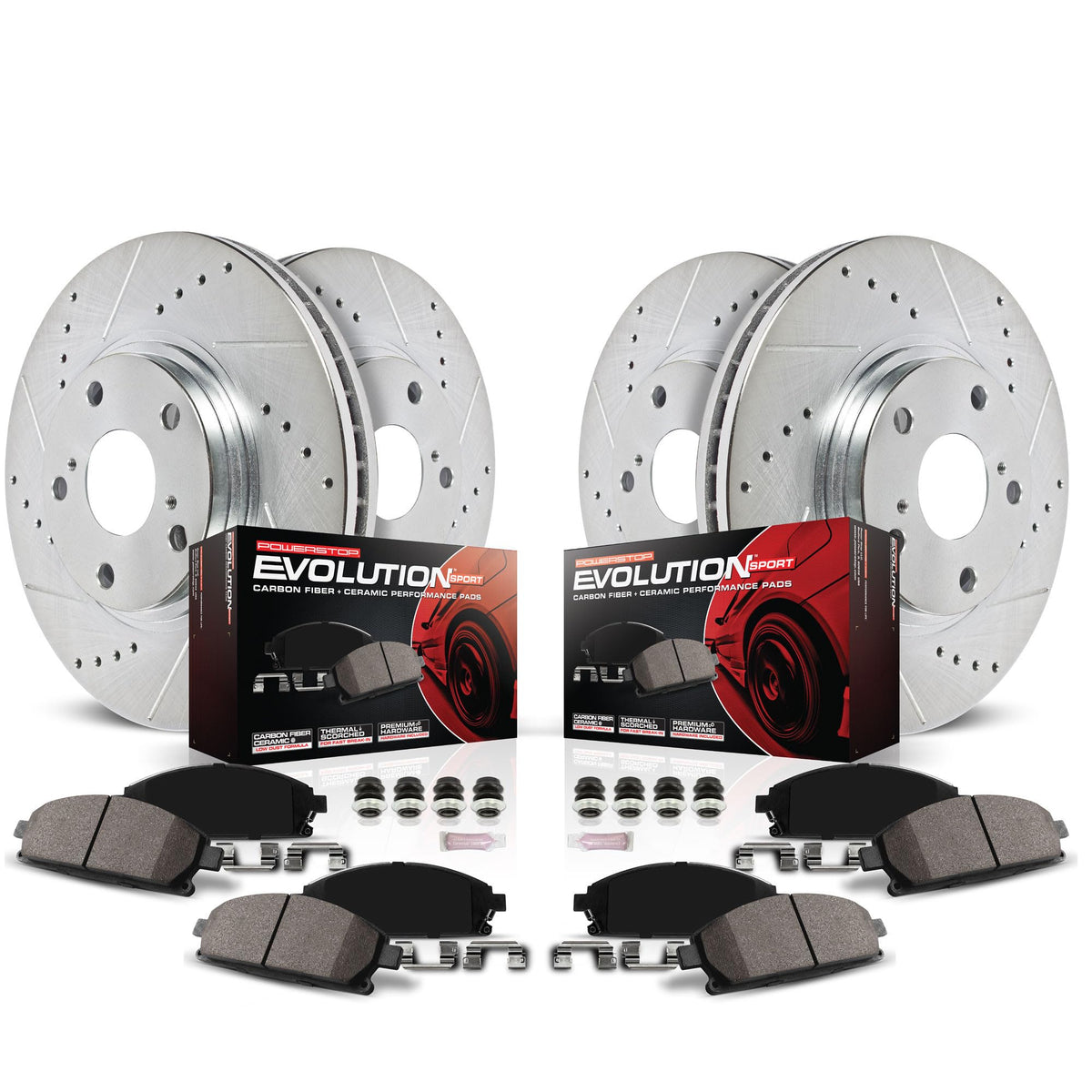 Brake Pad & Rotor Kit Front & Rear F545702