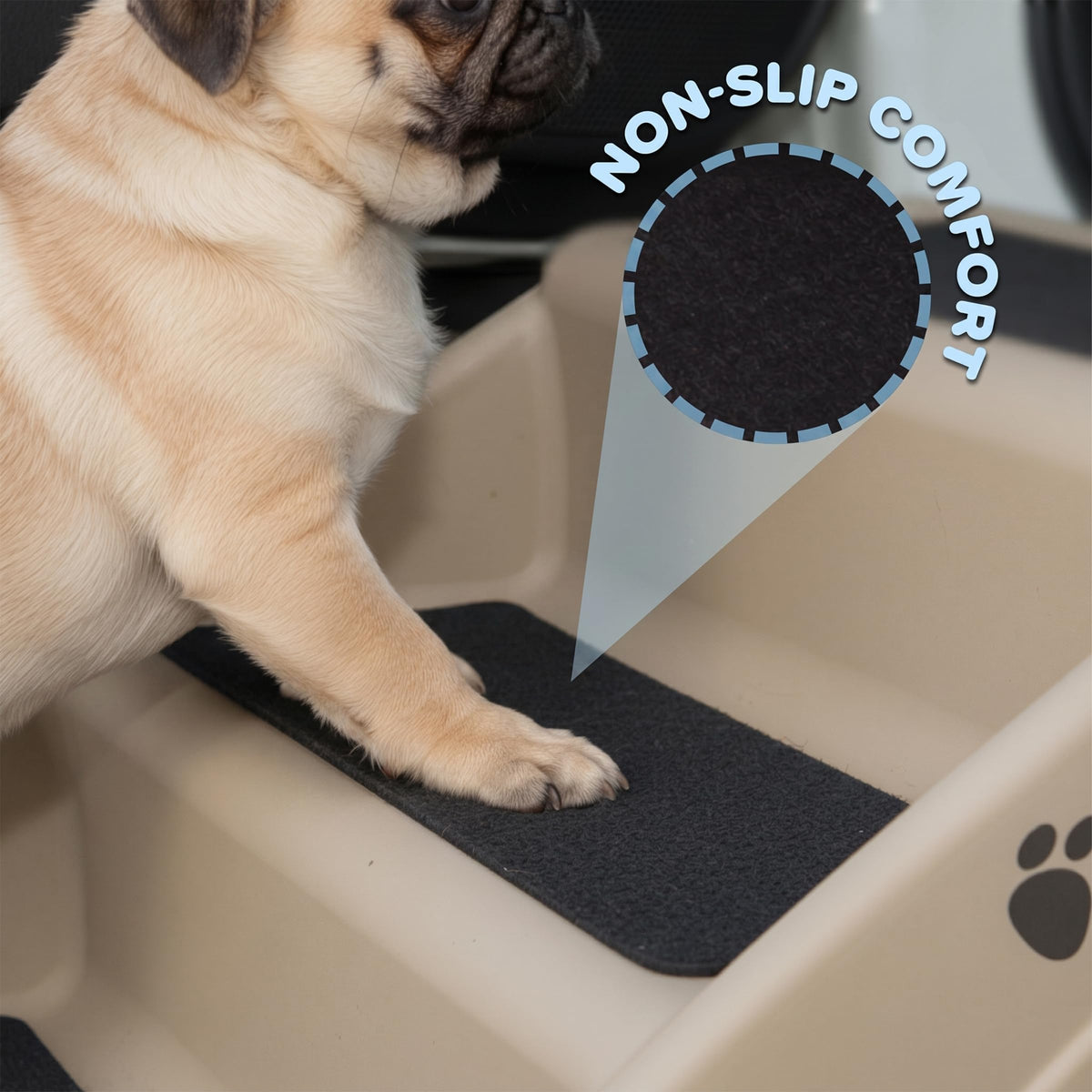 3-Step Dog Stairs with Safety Locking Pins L8777