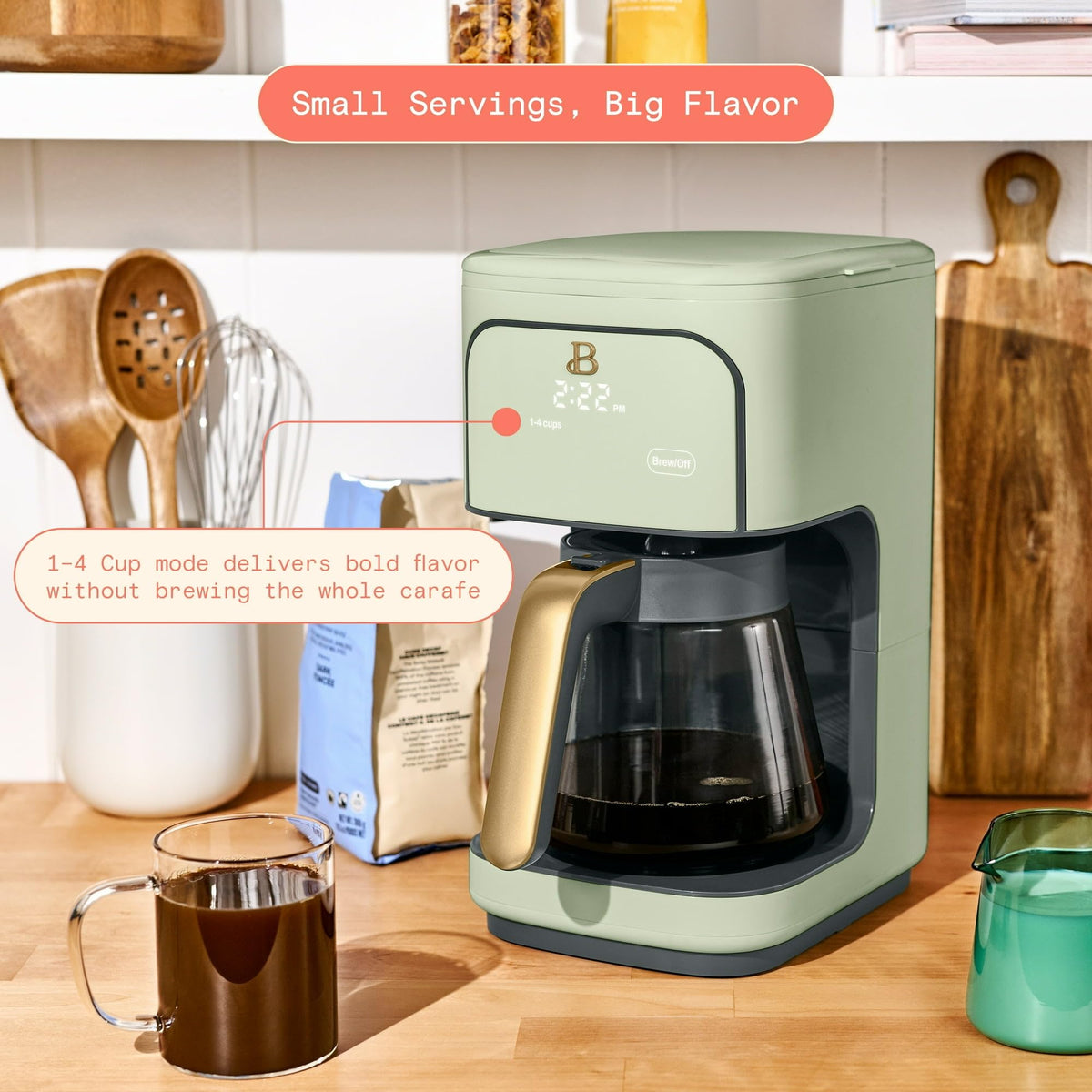 12 Cup Programmable Drip Coffee Maker with Glass Carafe Z7055