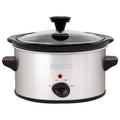 1.5 Quart Silver Slow Cooker E15402