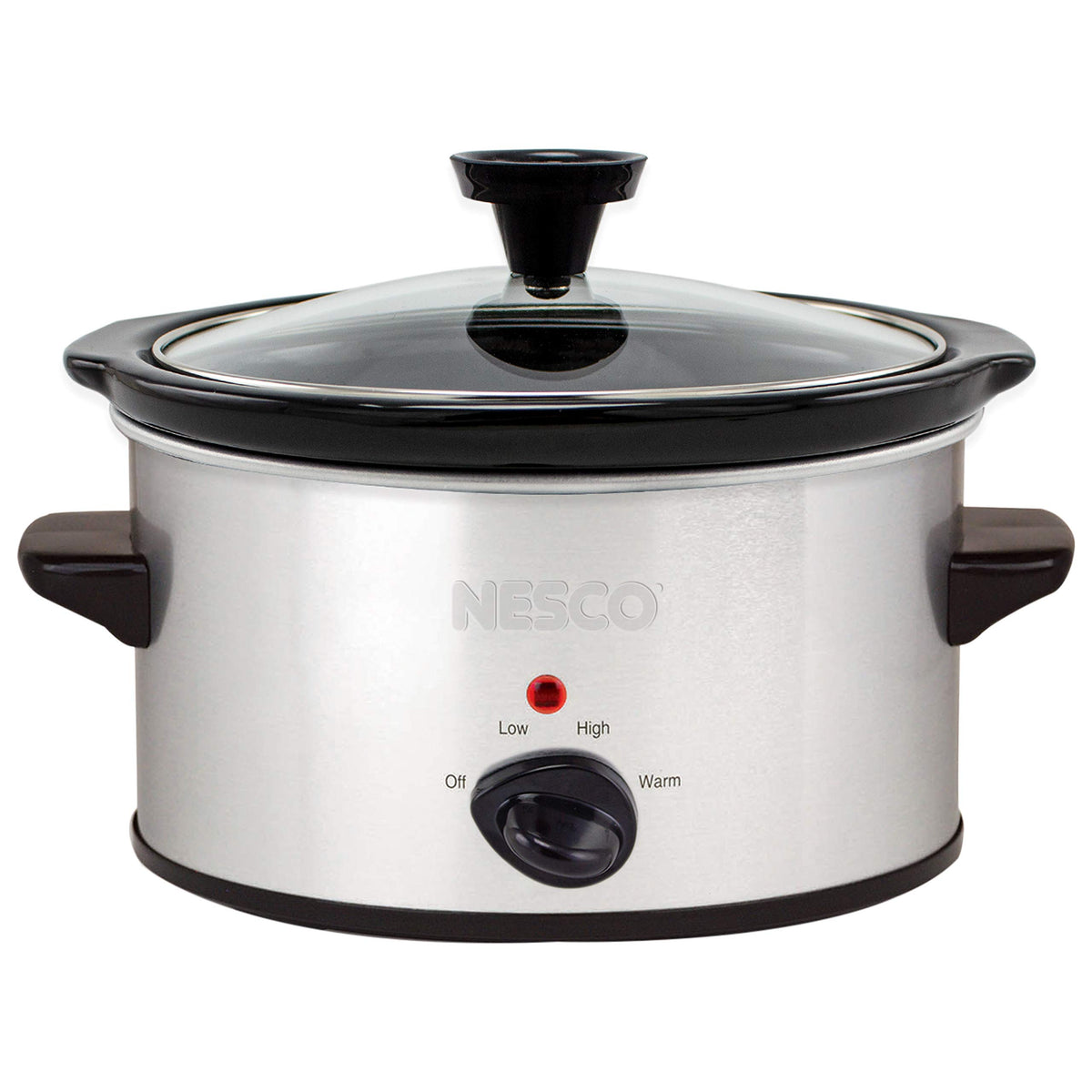 1.5 Quart Silver Slow Cooker E15402