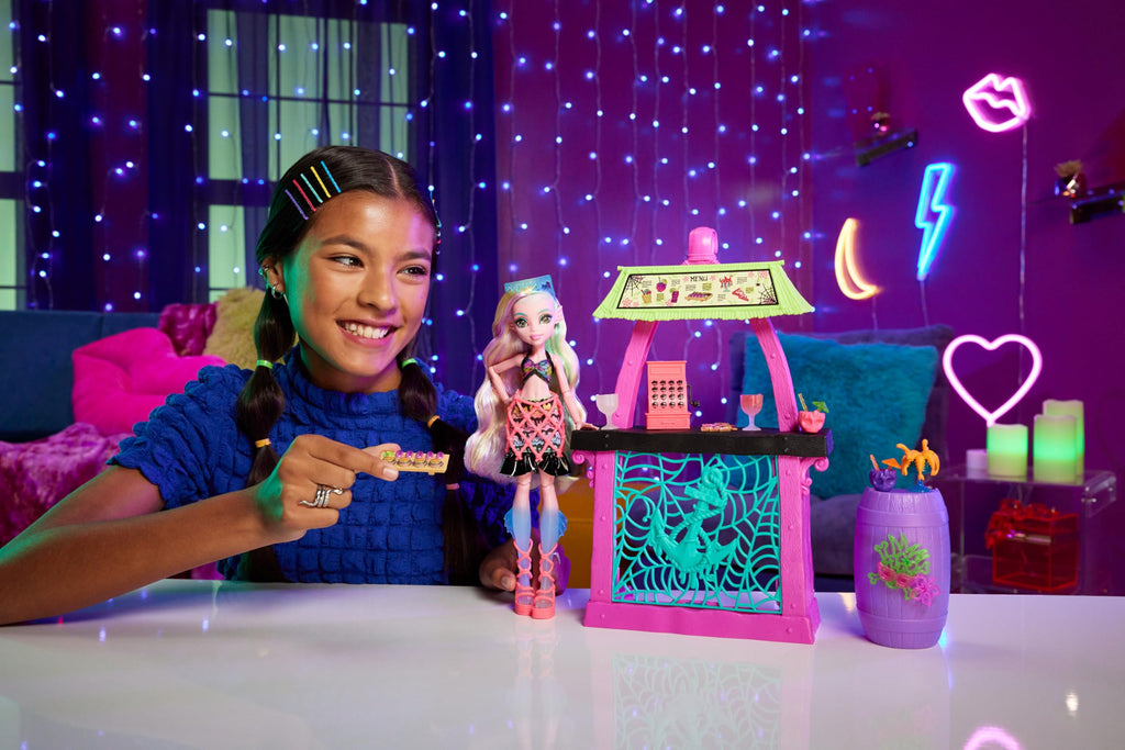 Doll & Playset with Food Accessories & Color-Change Drinks A8797