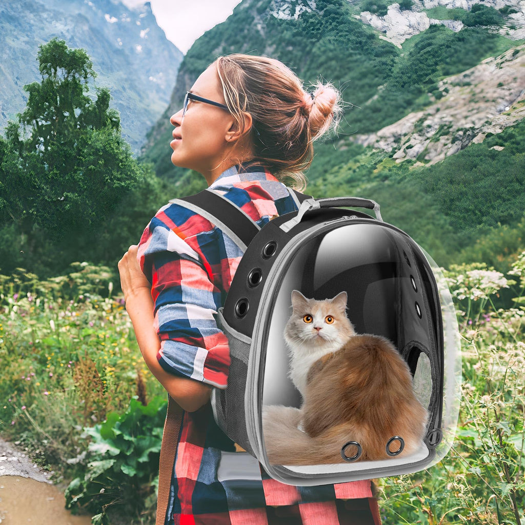 Black Cat Pet Carrier Backpack L689