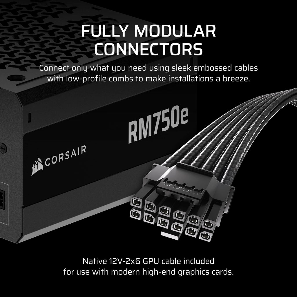 750W ATX Power Supply – Black O167
