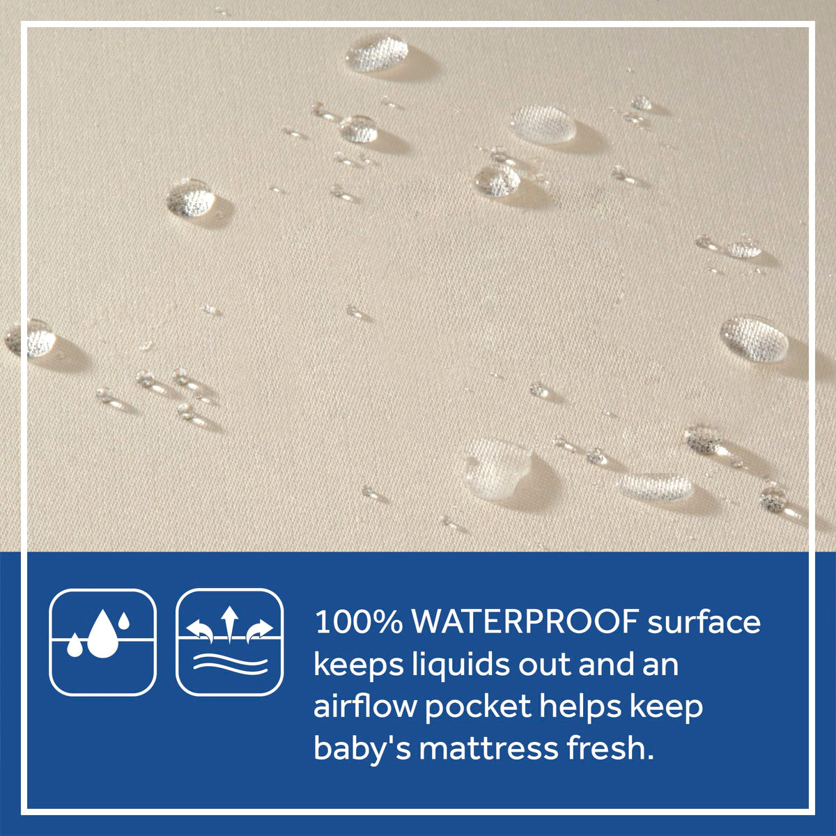 2 Stage Waterproof Crib Mattress A2263