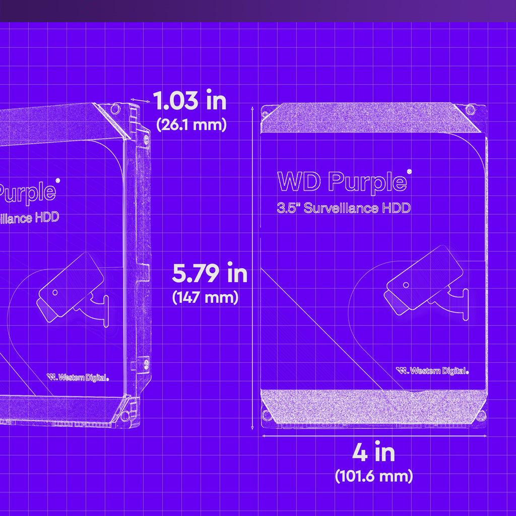 8TB Surveillance Internal Hard Drive HDD V9542