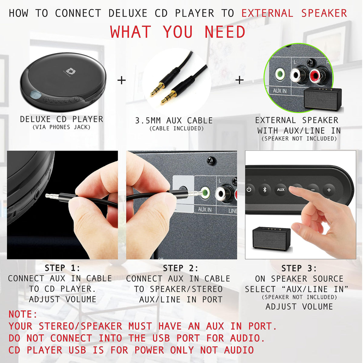 Portable CD Player with 60 Second Anti Skip R226929