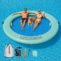 Inflatable Water Hammock with Cup Holders O9083